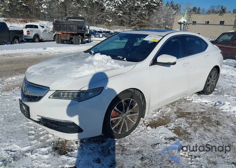 2016 Acura Tlx V6 Tech z USA, uszkodzony, nr VIN 19UUB2F53GA004205